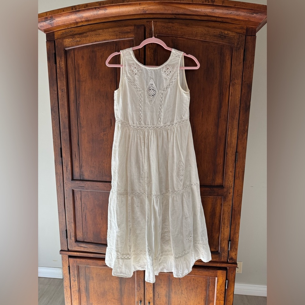 Sézane Zarri Midi Dress White FR34 - Picture 7 of 10